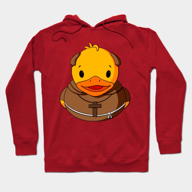 Friar Tuck Rubber Duck Hoodie by Alisha Ober Designs
